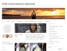 Tablet Screenshot of findyourmiddleground.com